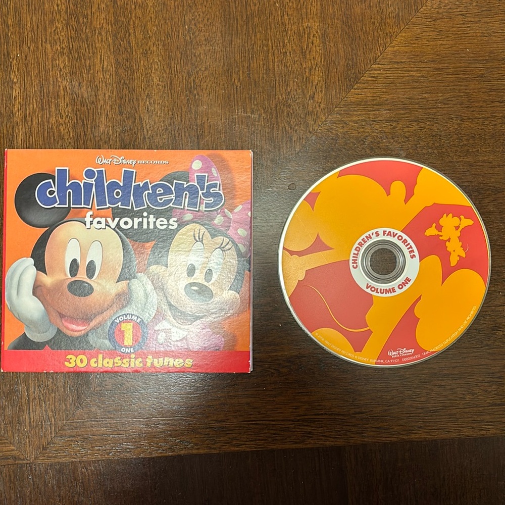 Walt Disney Records Children’s Favorites Vol 1 Music CD